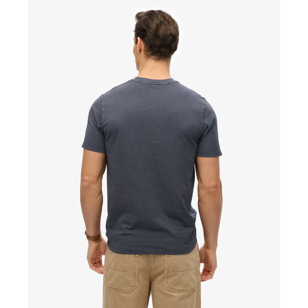 T-shirt décontracté à logo Rock Band noir merch léger, SUPERDRY
