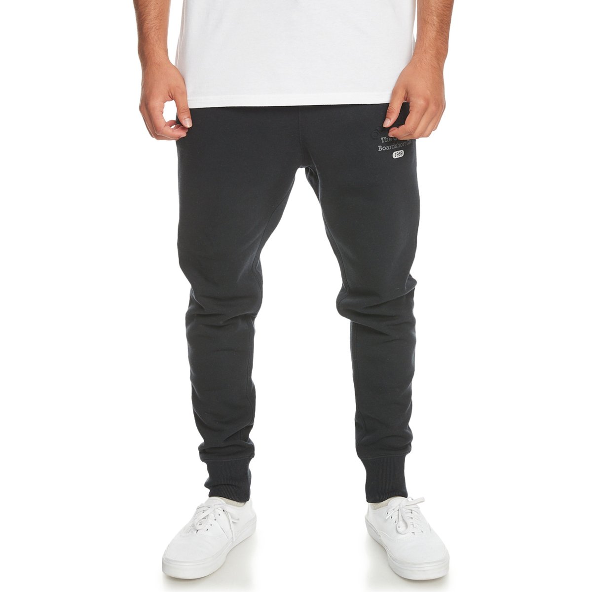 Pantalon de jogging EMBOSS SLIM noir black, QUIKSILVER