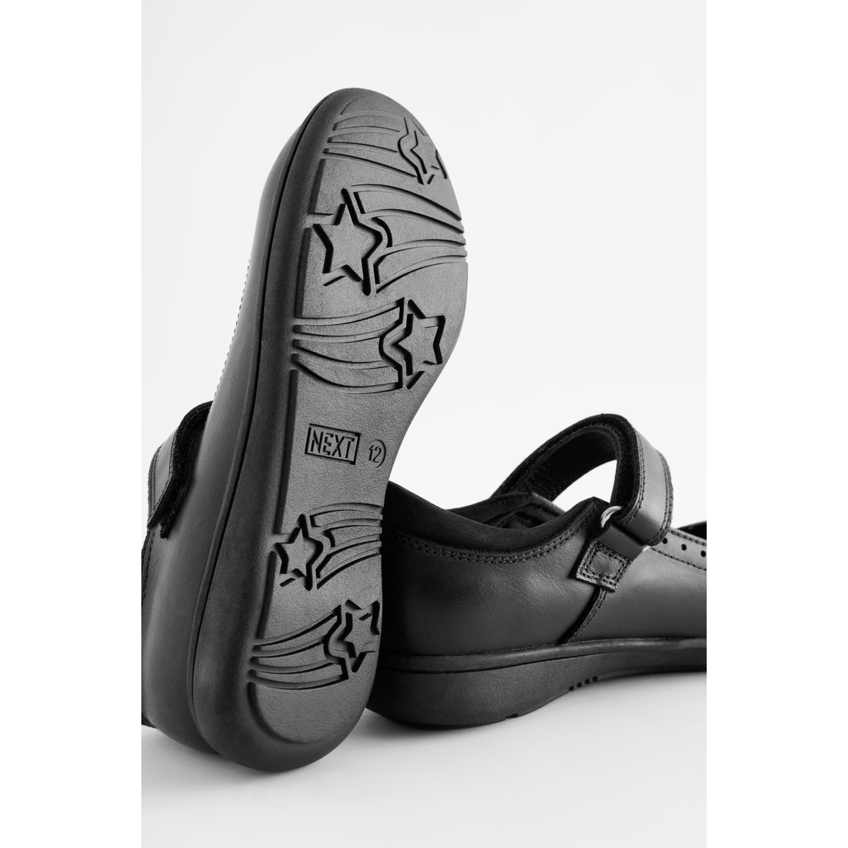 Babies richelieu en cuir - pointure large noir, NEXT