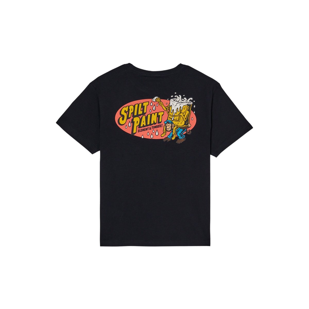 T-Shirt manches courtes TIMBER CARRY noir flint black, ELEMENT