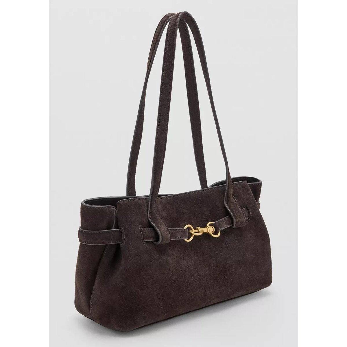 SHOULDER BAG CHUS chocolat, MANGO