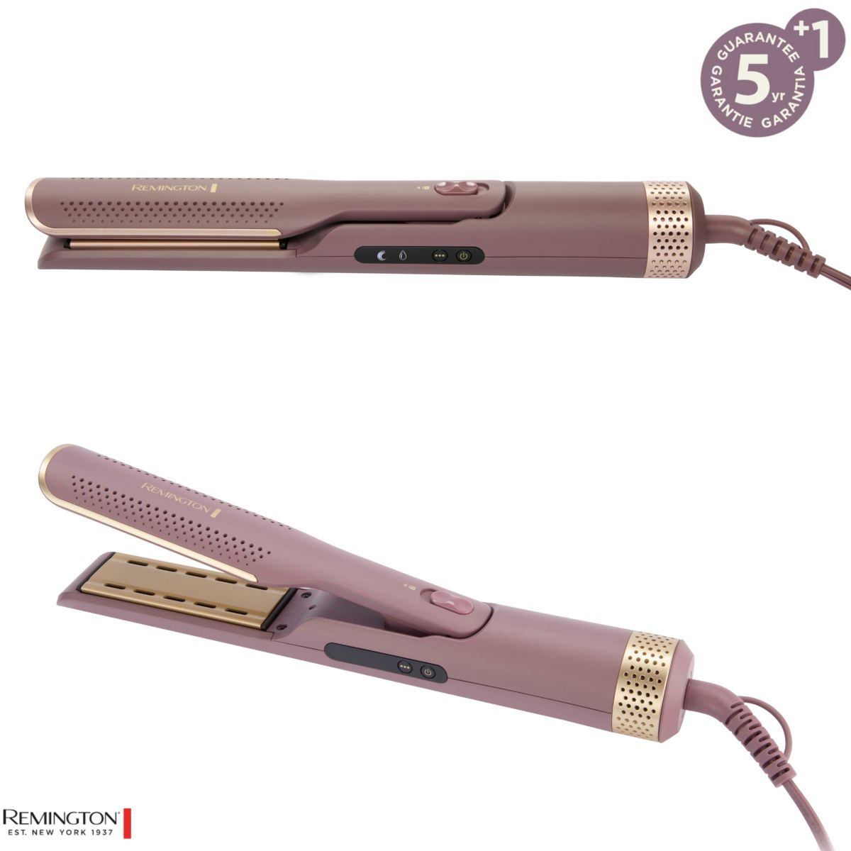 Lisseur séchant 2 en 1 AIRvive couleur unique, REMINGTON