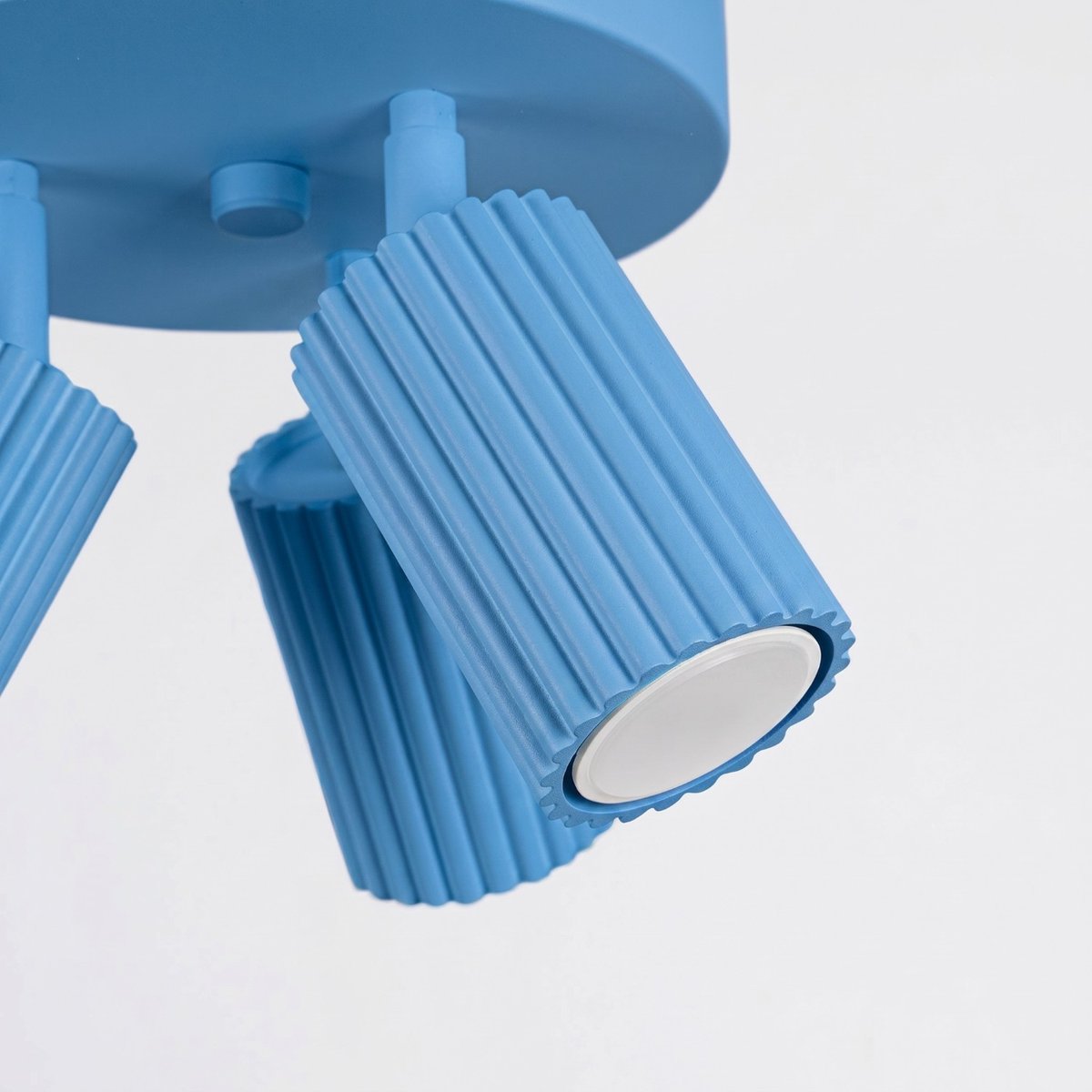 Plafonnier Aluminium Bleu GU10 3 KARBON bleu, EDEN