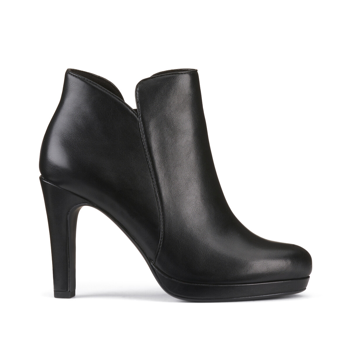 Stivaletti con tacco nero , TAMARIS