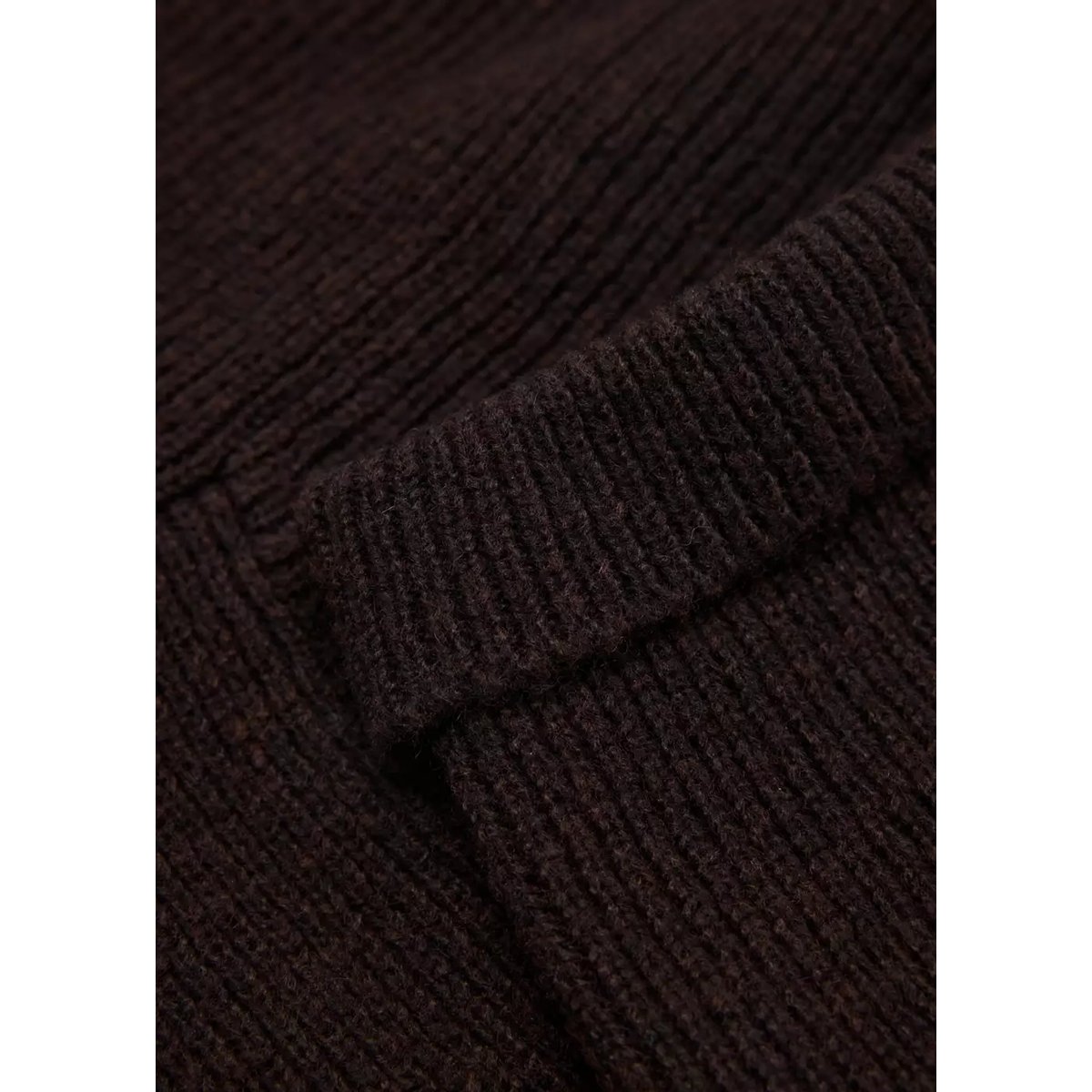 Balaclava en maille, écharpe marron, MANGO TEEN