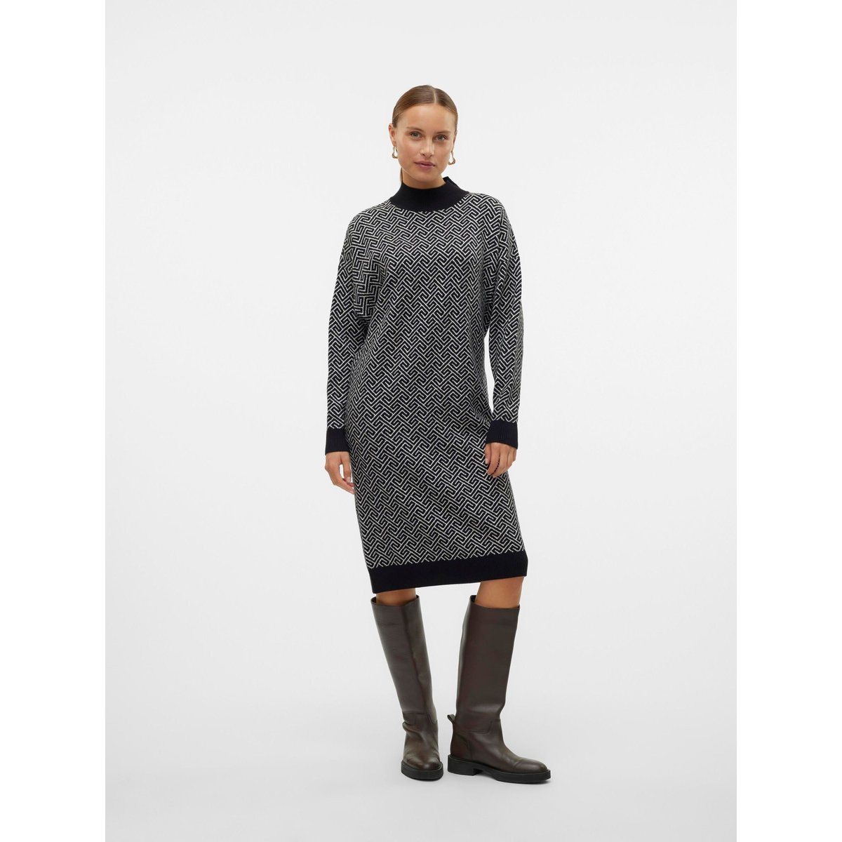 Robe En Maille noire - black, VERO MODA