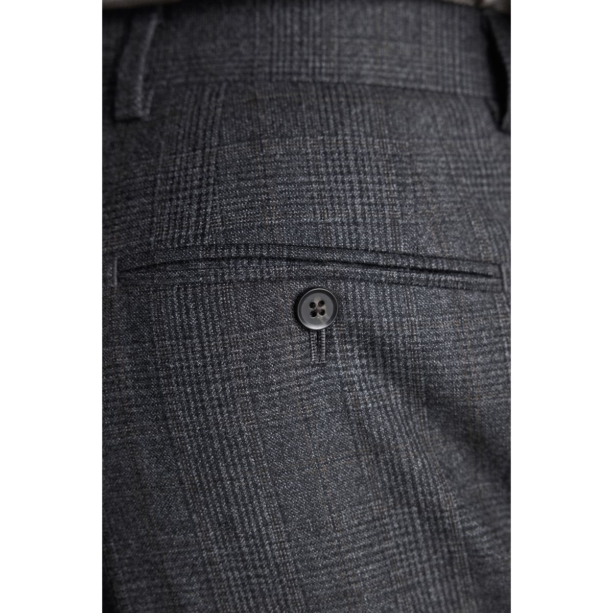 Pantalon de costume aux carreaux gris anthracite, NEXT