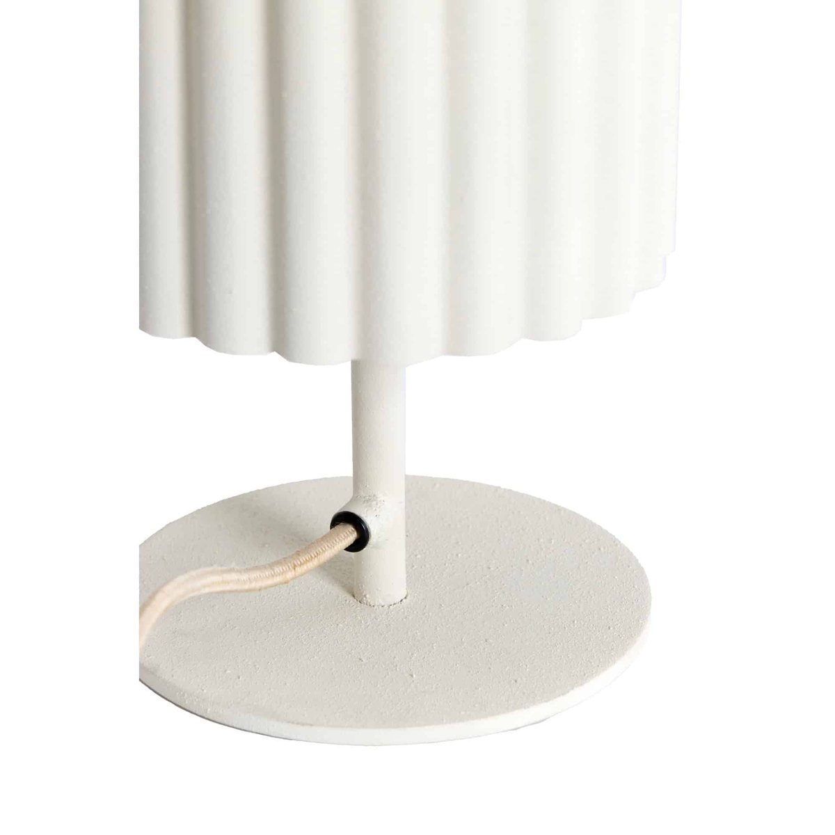 Lampe À Poser Métal ARDALES blanc, LIGHT & LIVING 