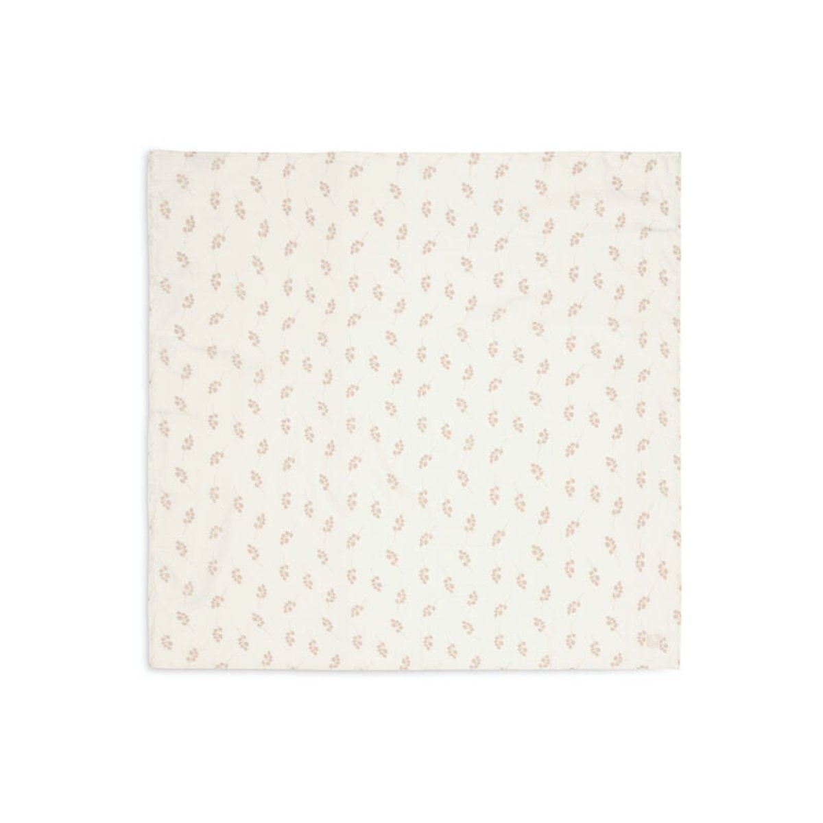 Lot de 2 langes gaze de coton 115 x 115 cm Twig Wild Rose couleur unique, JOLLEIN