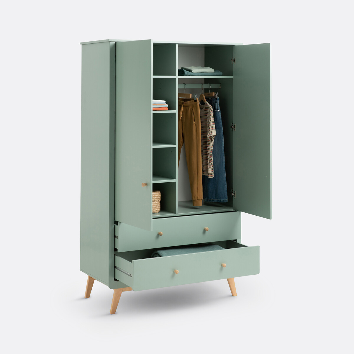 Kinderkast, Willox grijsgroen, LA REDOUTE INTERIEURS