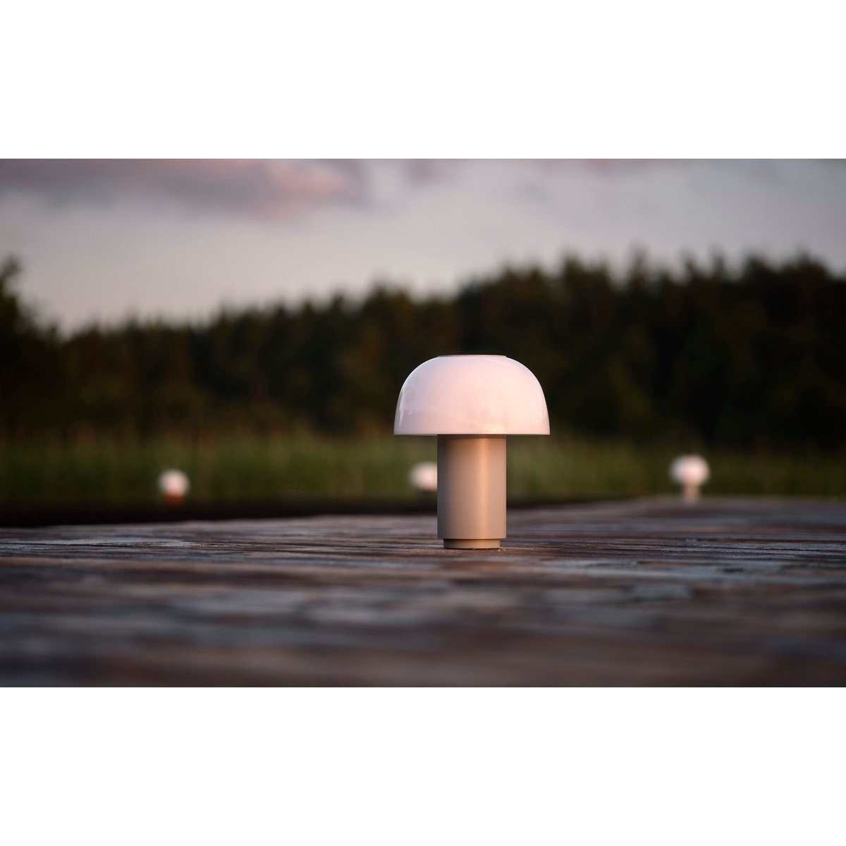 Lampe HARVEST MOON gris chaud, ZONE DENMARK