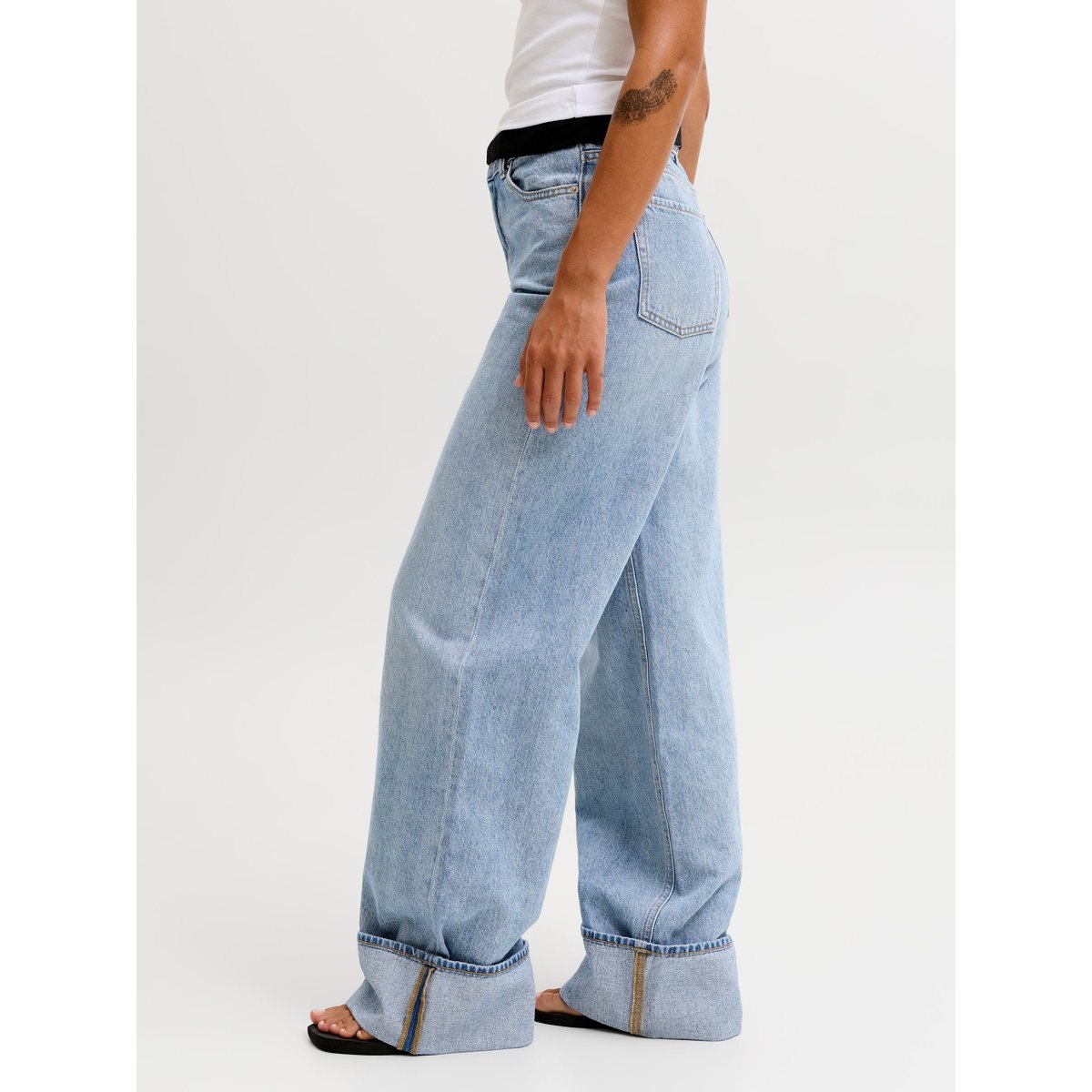 Jean À Coupe Large light blue denim, JJXX