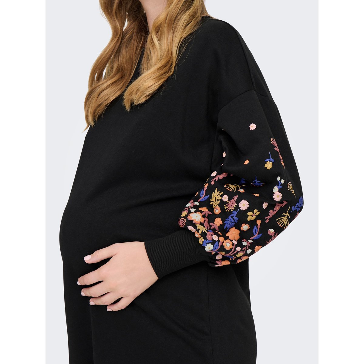 Robe Molletonnée black 1, ONLY