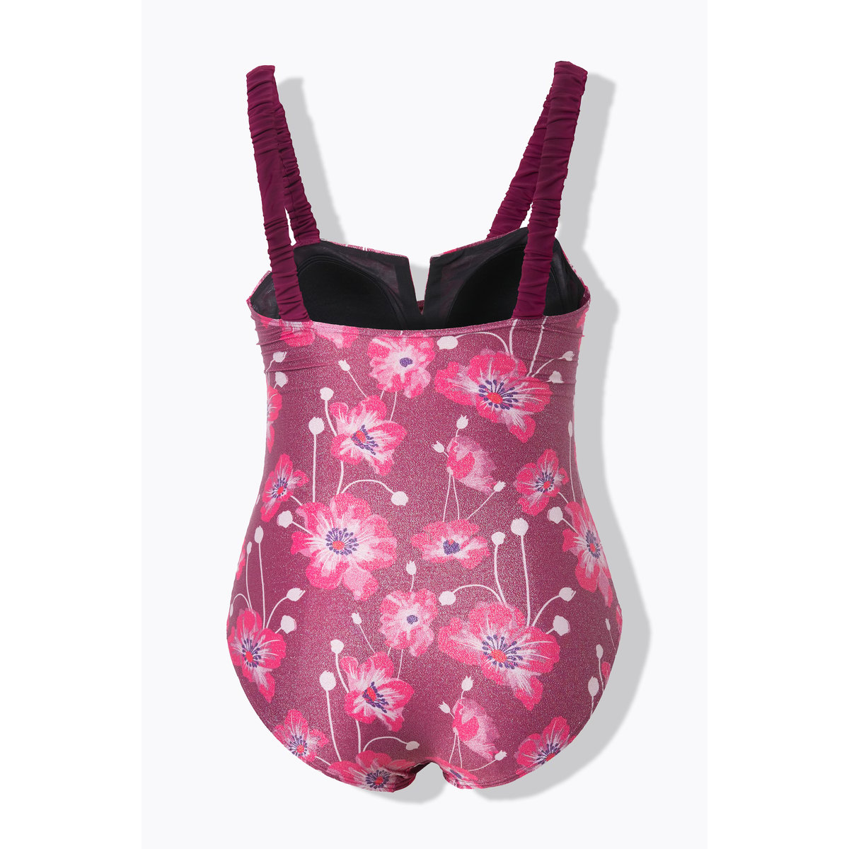 Maillot de bain à bonnets souples violet, ULLA POPKEN