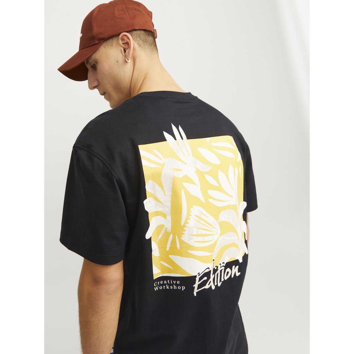 T-Shirt noire - black, JACK & JONES