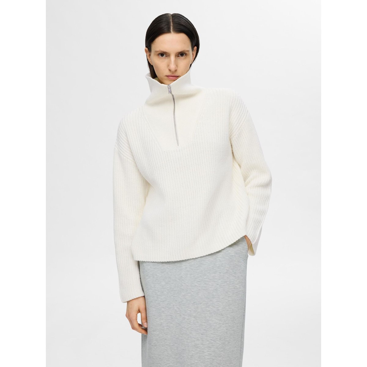 Pullover snow white, SELECTED