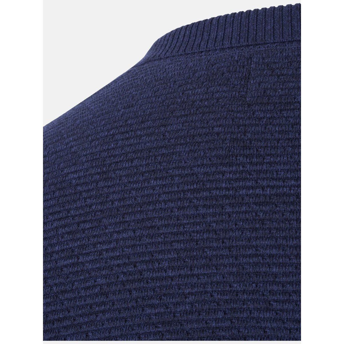 Gilet en maille KOLLIN bleu foncé mélange, JAN VANDERSTORM