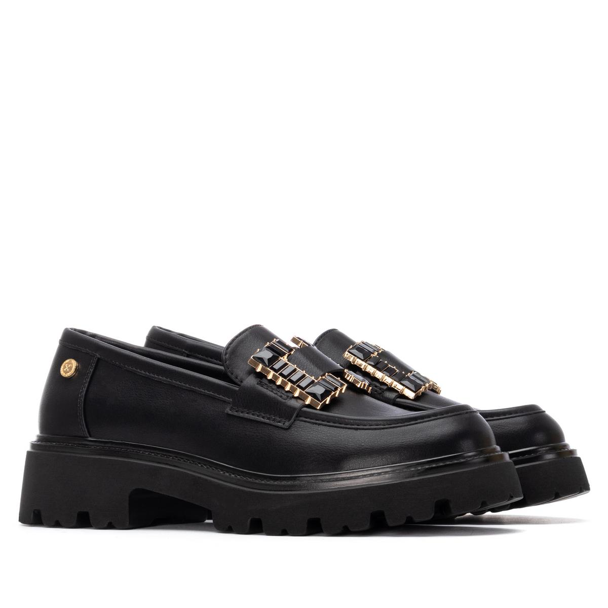 Chaussure Mocassin Plaine Décontractée noir, XTI