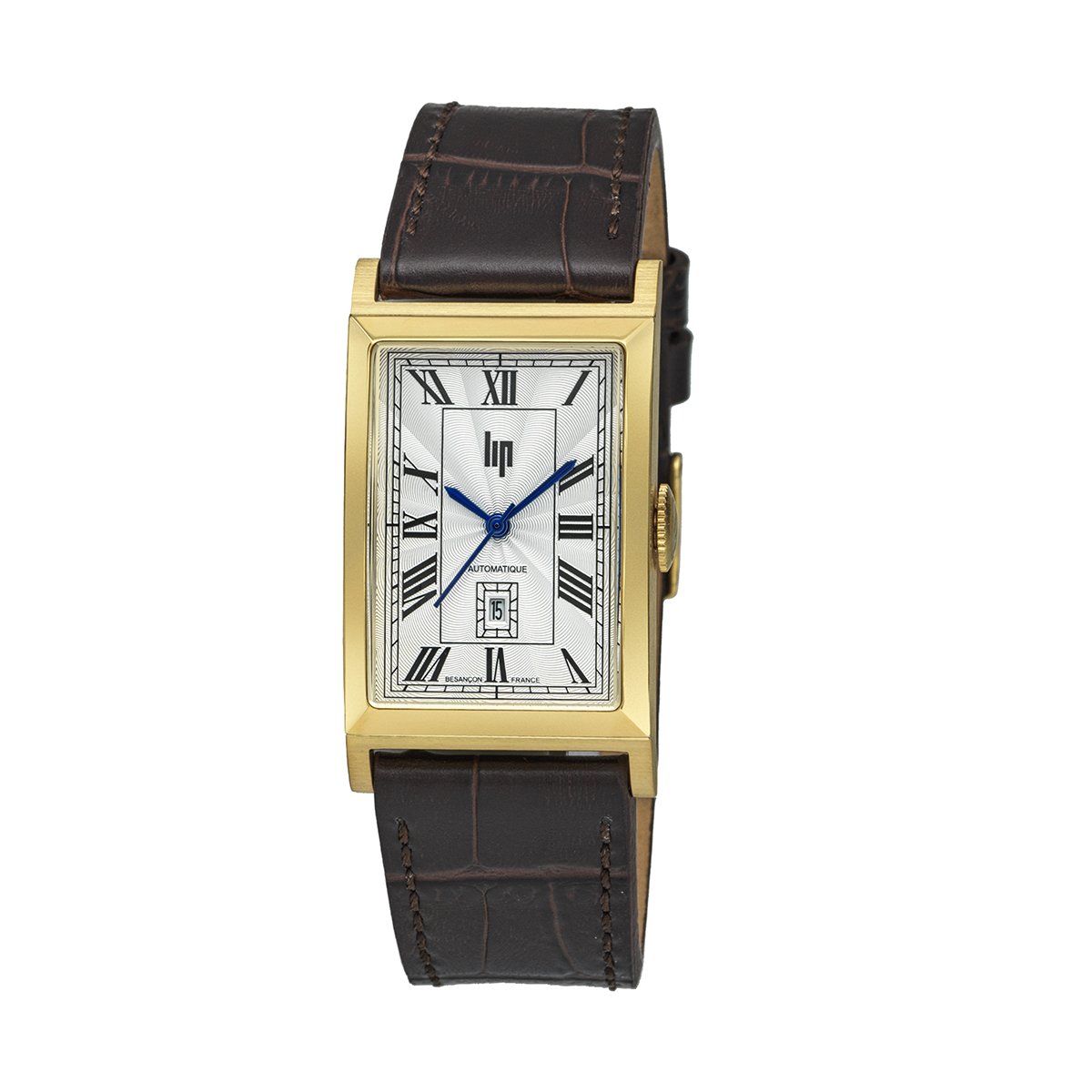 Montre Analogique CHURCHILL doré argenté marron, LIP