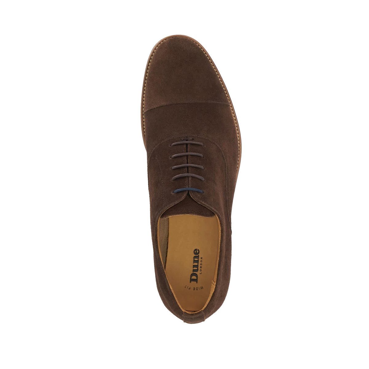 - Wide Fit STANLAKES brown-suede, DUNE LONDON