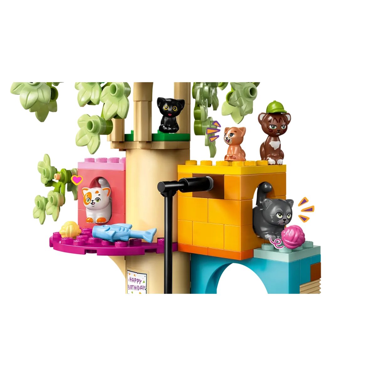 LEGO Friends - Fête d'anniversaire et arbre à chats 42666 pour enfants à partir de 6 ans multicolore, LEGO