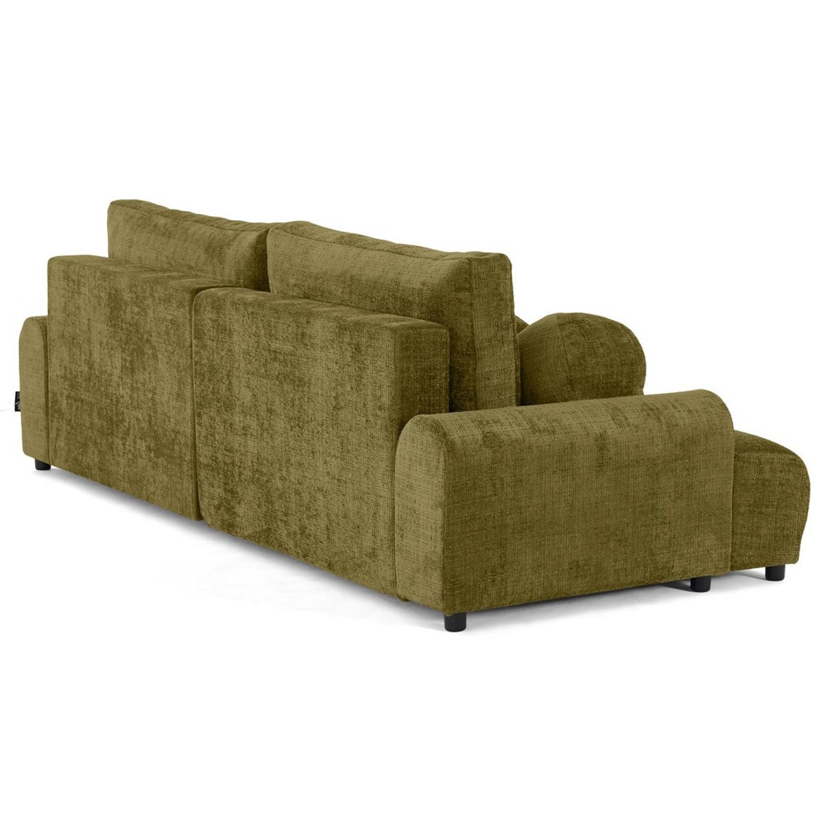 Canapé d'Angle Convertible 4 places - NELLY vert olive, BEST MOBILIER