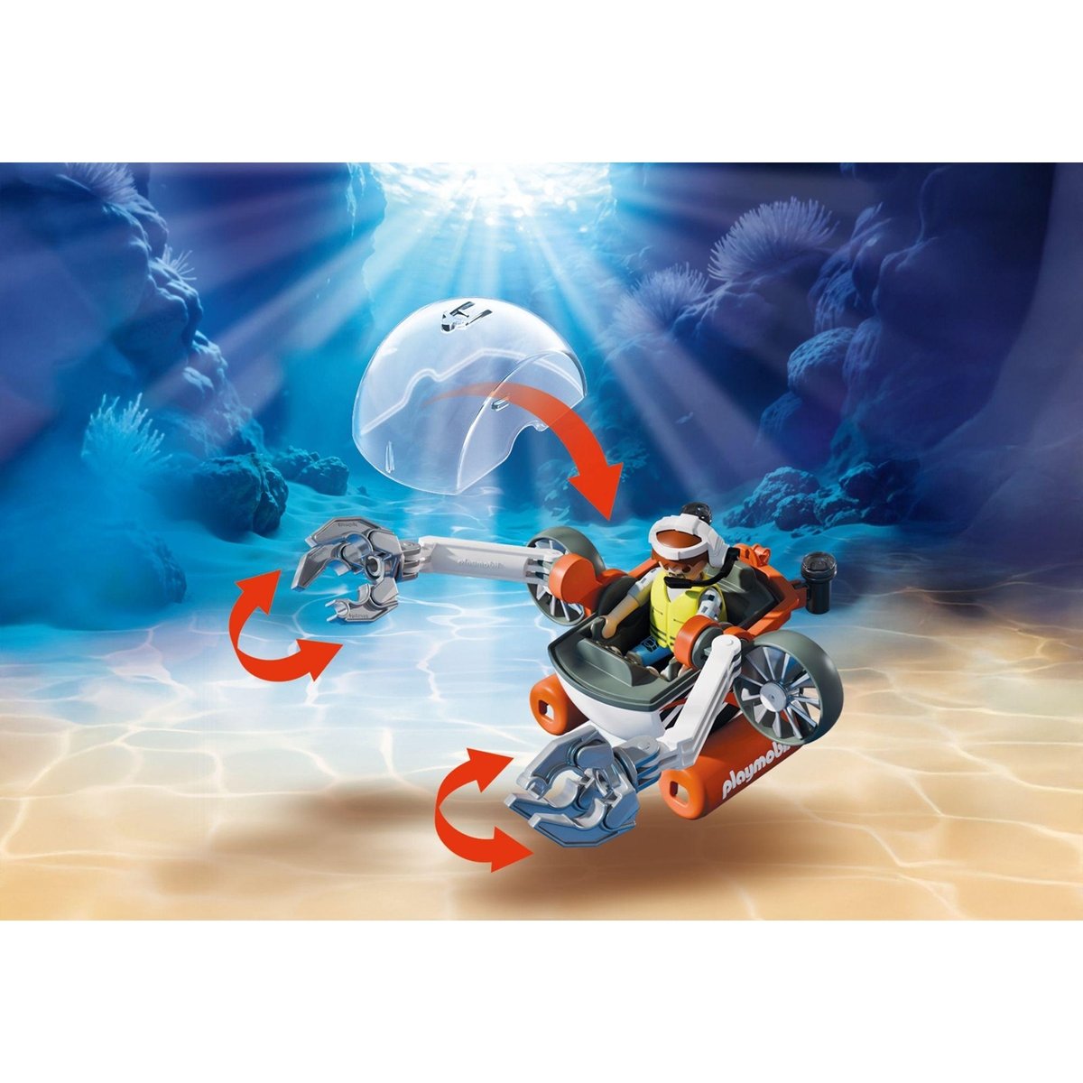 Chasse au trésor sous-marin multicolore, PLAYMOBIL