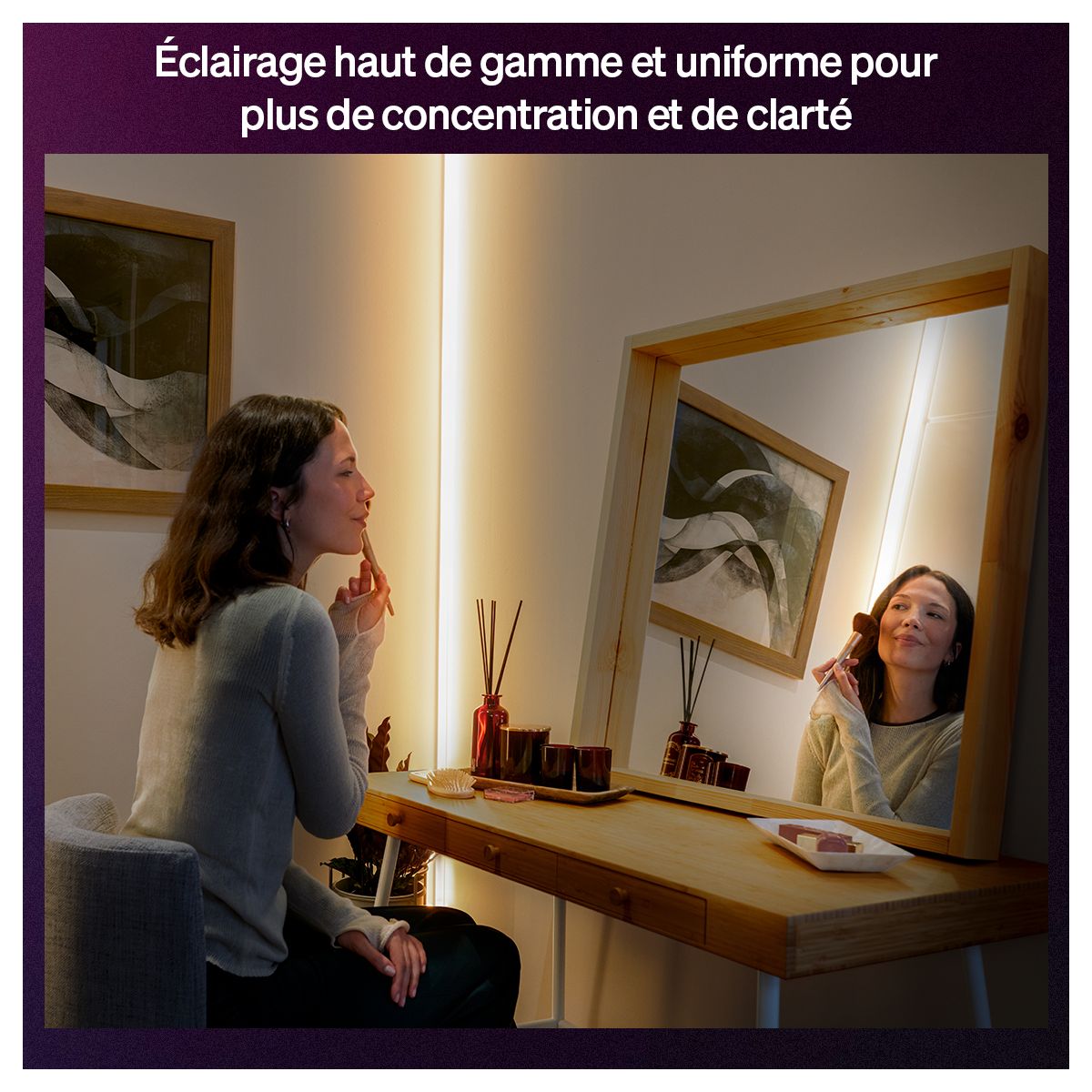 Bandeau LED OmniGlow Strip Light 3m White&Color grad couleur unique, PHILIPS HUE
