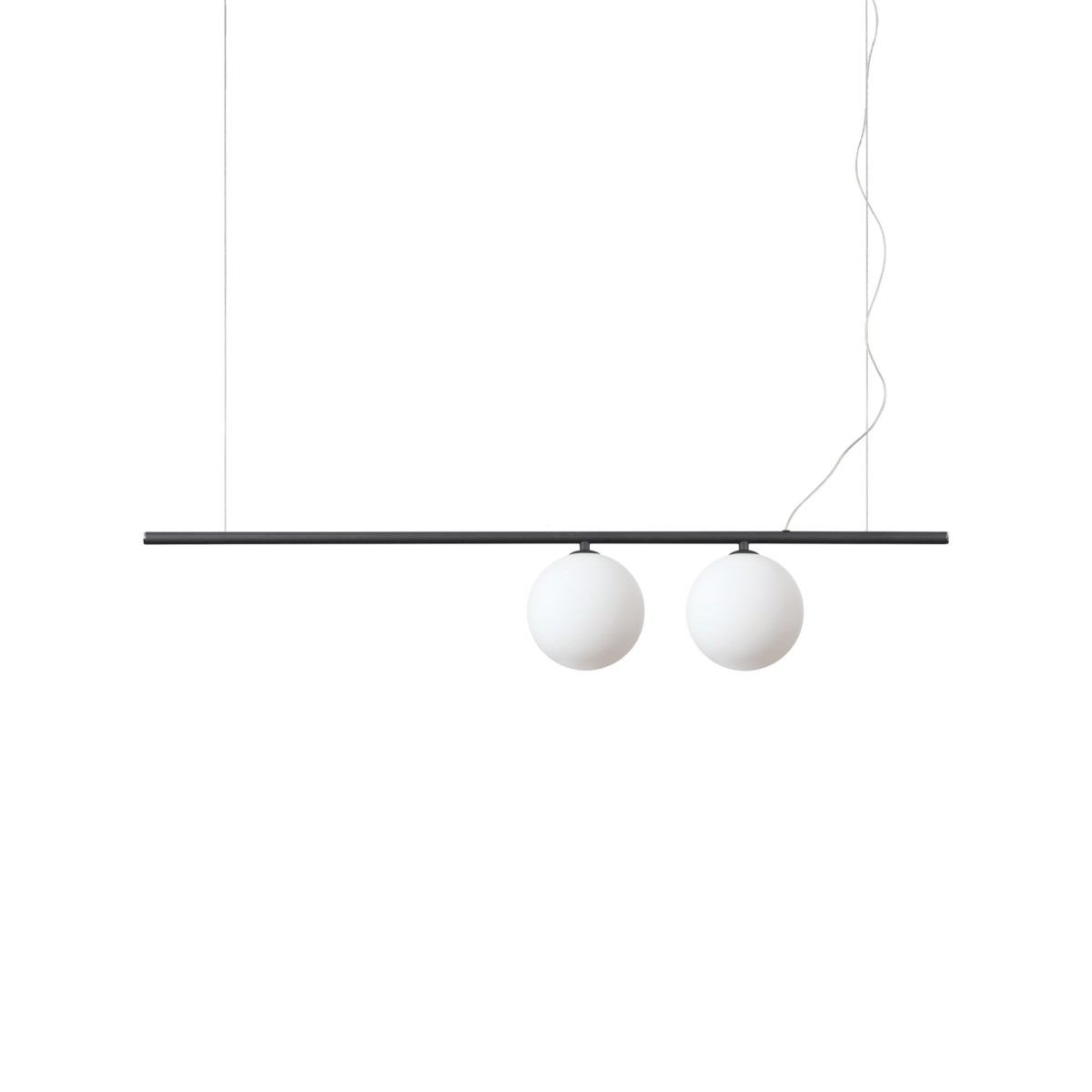 Suspension    PERLINE noir, IDEAL LUX