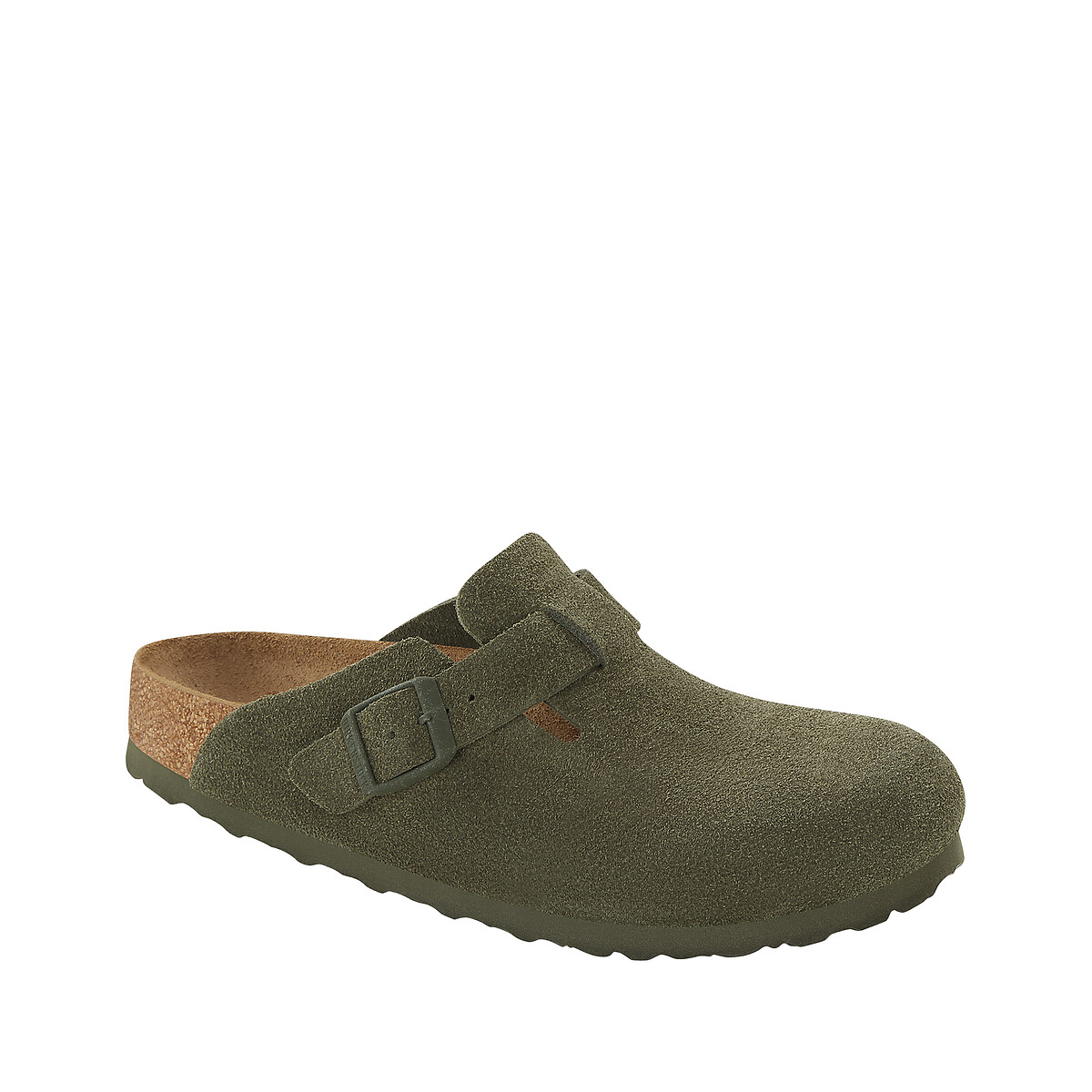 Socas em pele camurça, Boston caqui, BIRKENSTOCK