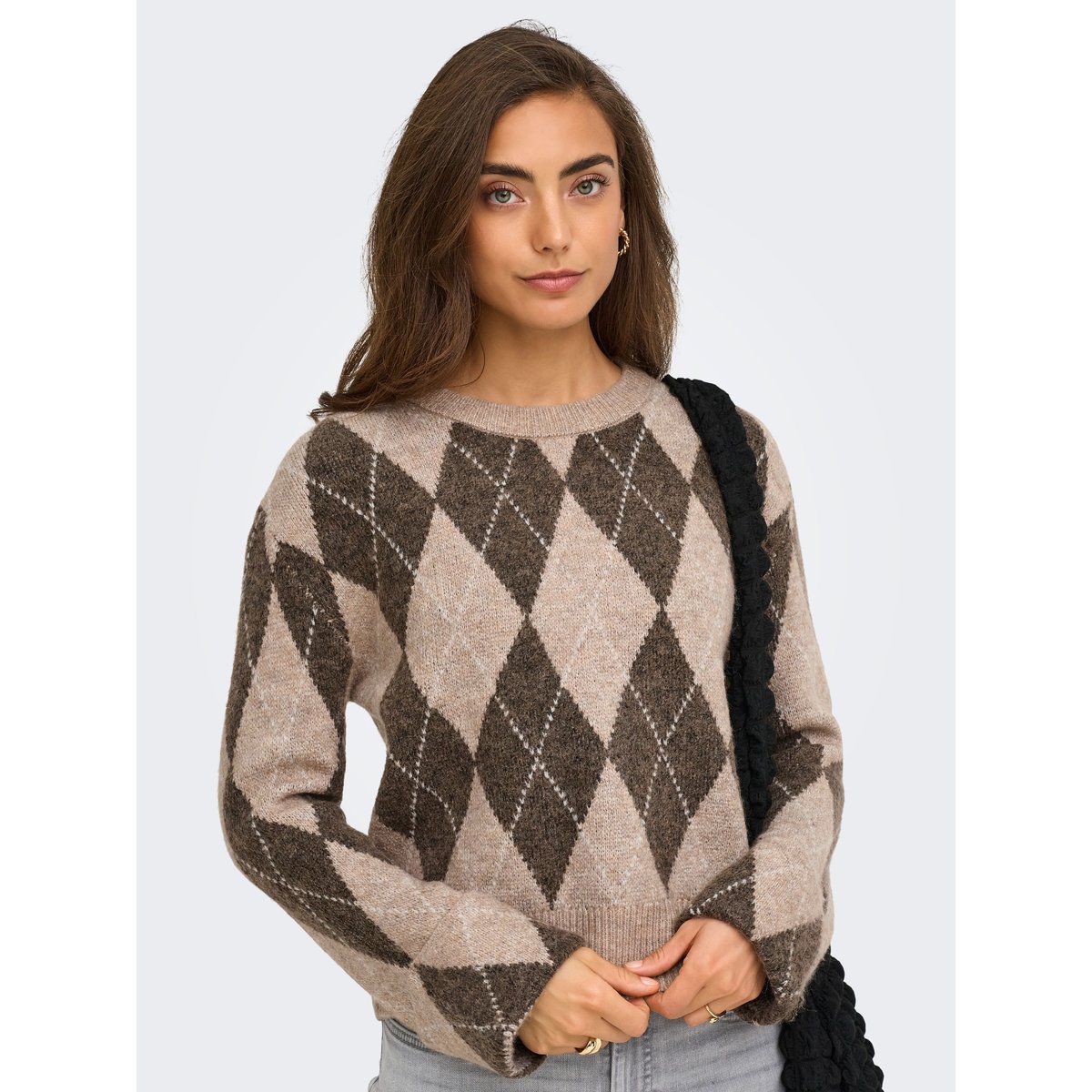 Pull En Maille beige 1, ONLY