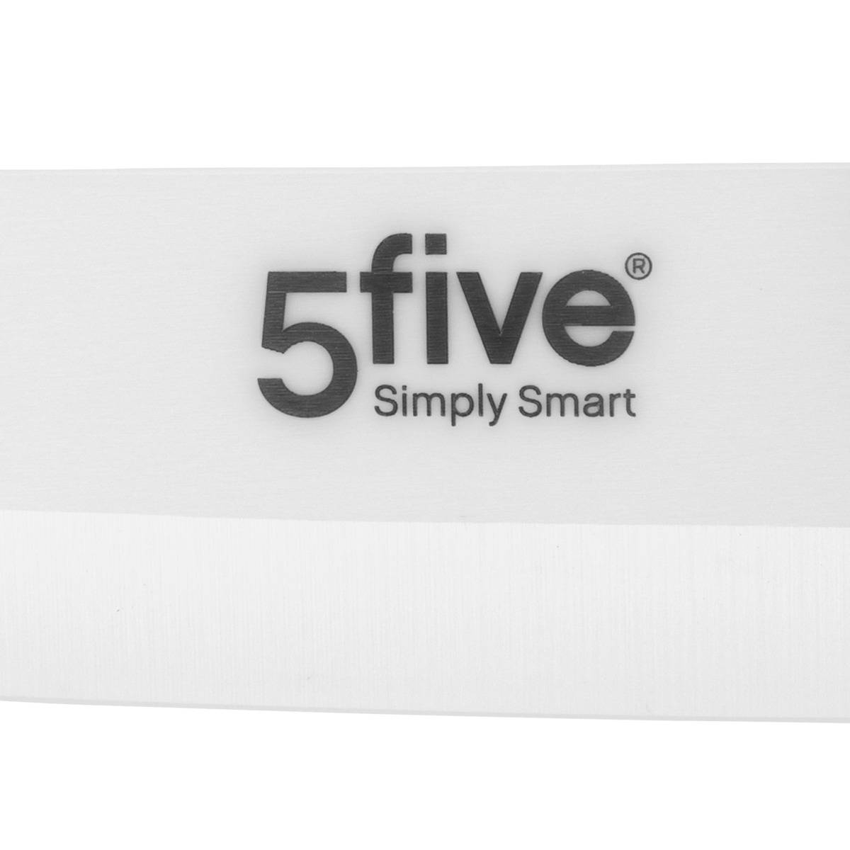 Couteau utilitaire céramique lame ZIRCO gris, 5FIVE SIMPLY SMART