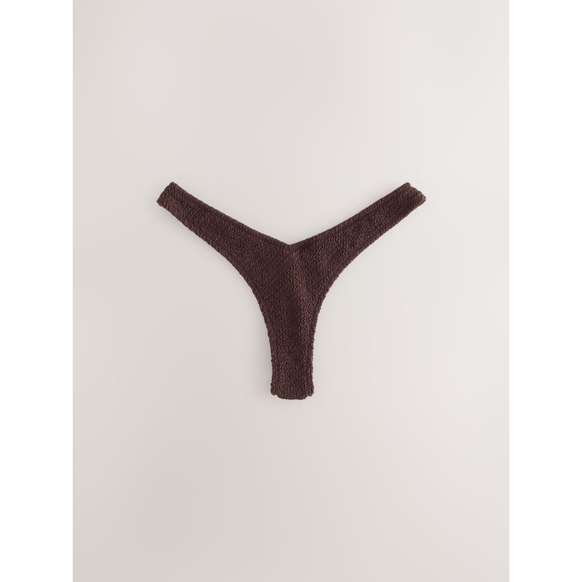 Bas de bikini crinkle brun chocolat, NEXT