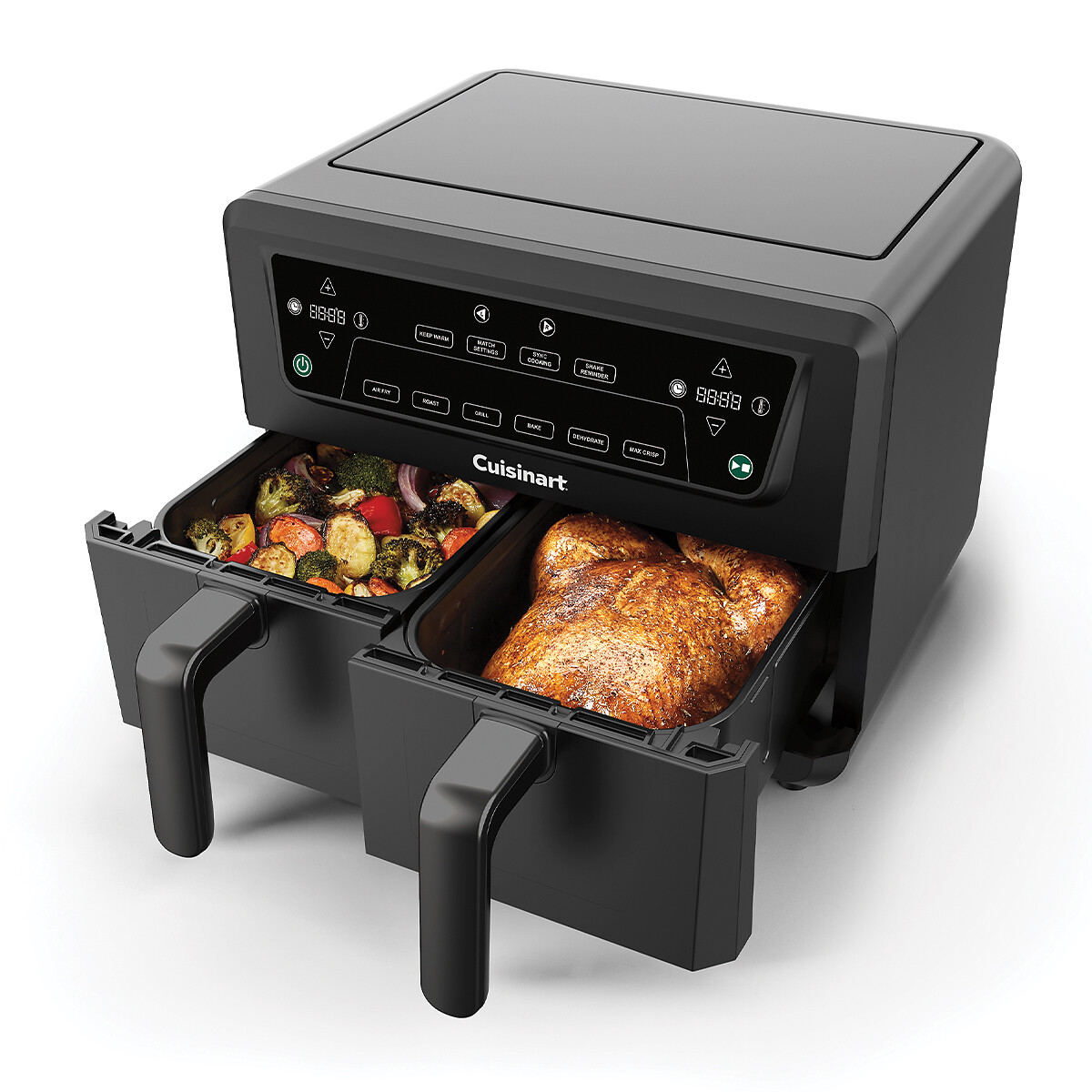 Airfryer 2 manden 10,4 L AFD10OBLE zwart, CUISINART