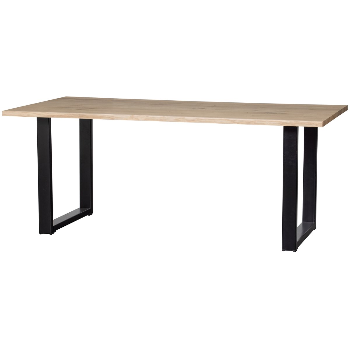 Table à manger en chêne 6 couverts TABLO-B U-PIED bois 180cm, WOOOD