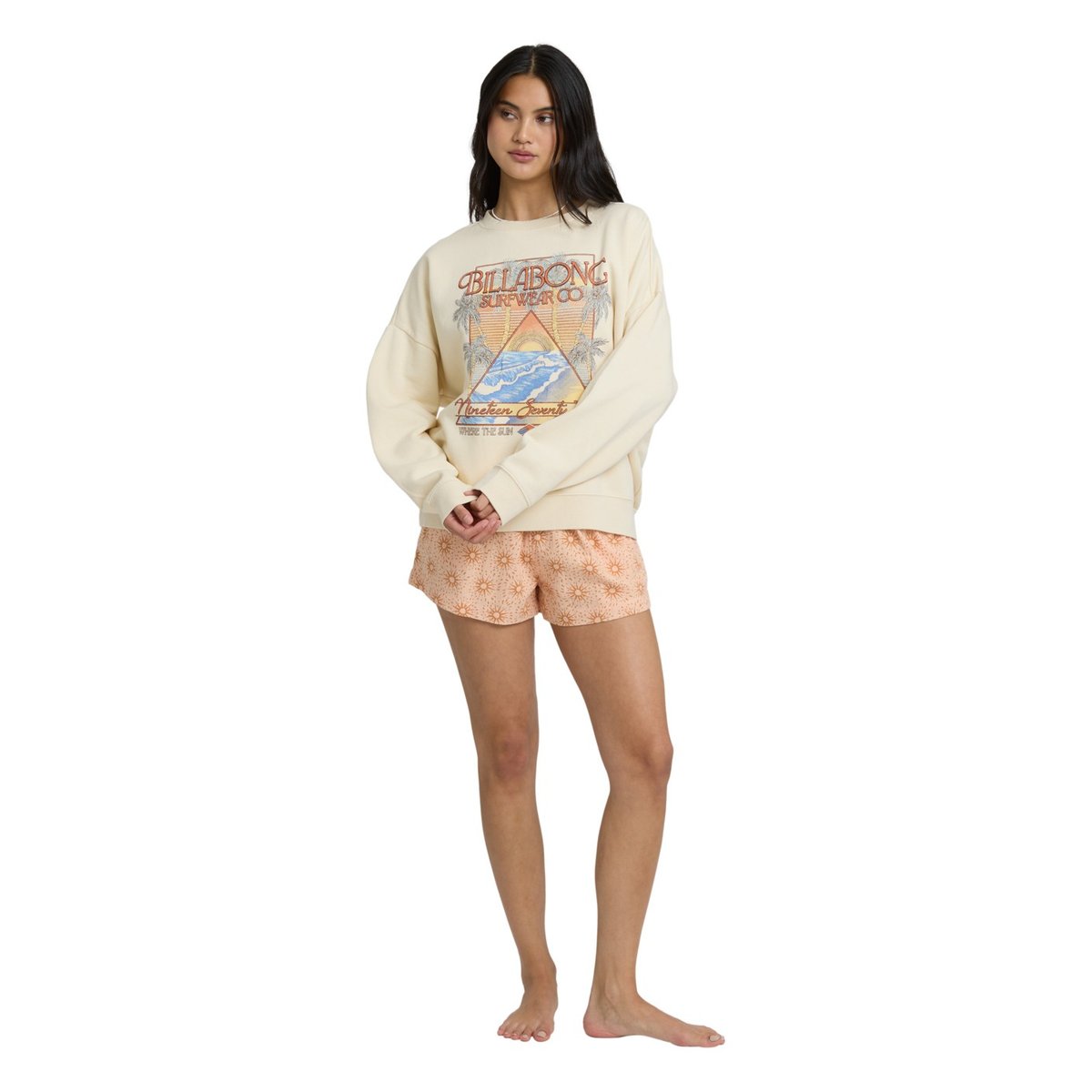 Sweat à capuche ECHO beige winter white, BILLABONG