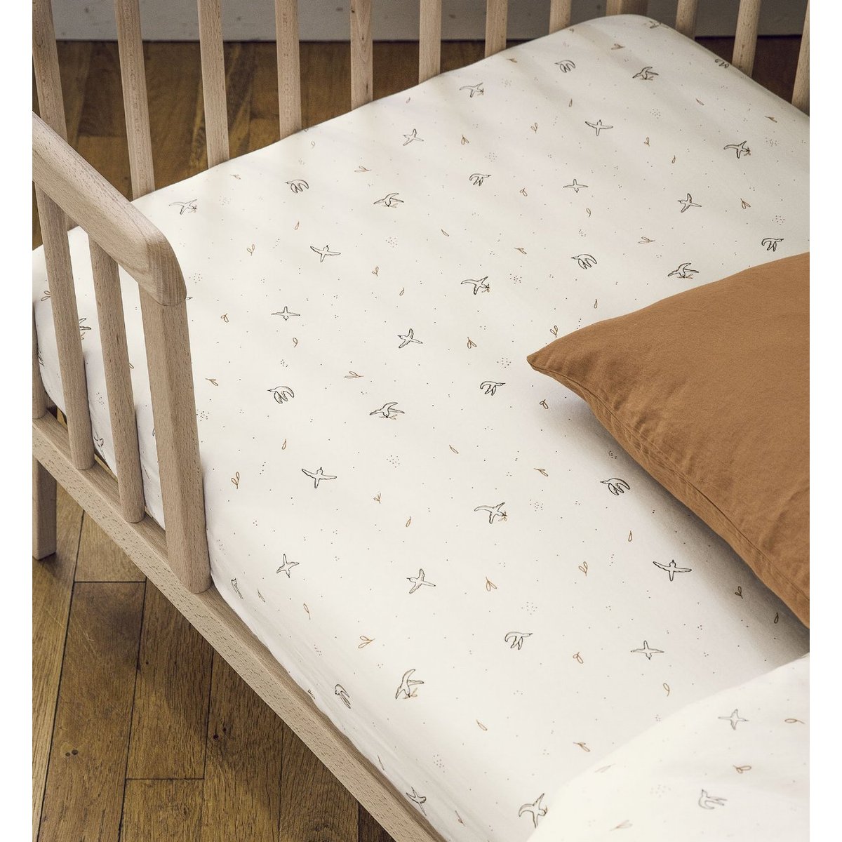 Drap housse Coton Bio pour Lit bébé L'ENVOLÉE l'envolée, KADOLIS