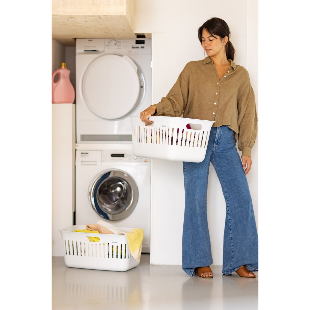 Panier à linge COLLECT-IT white, BRABANTIA