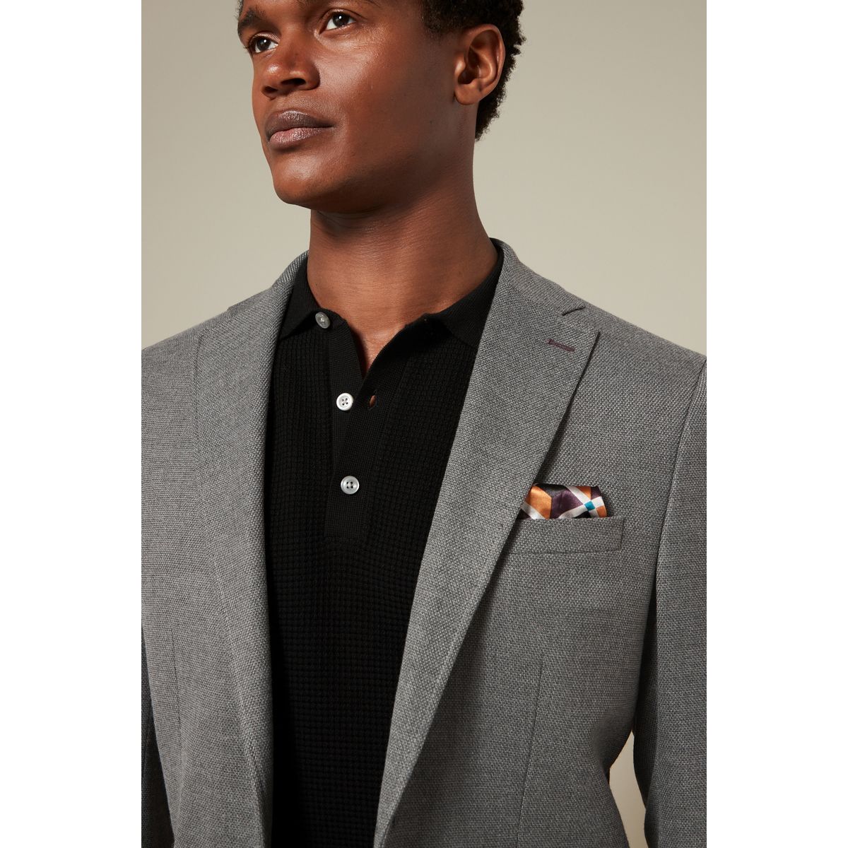 Blazer habillé texturé gris, NEXT