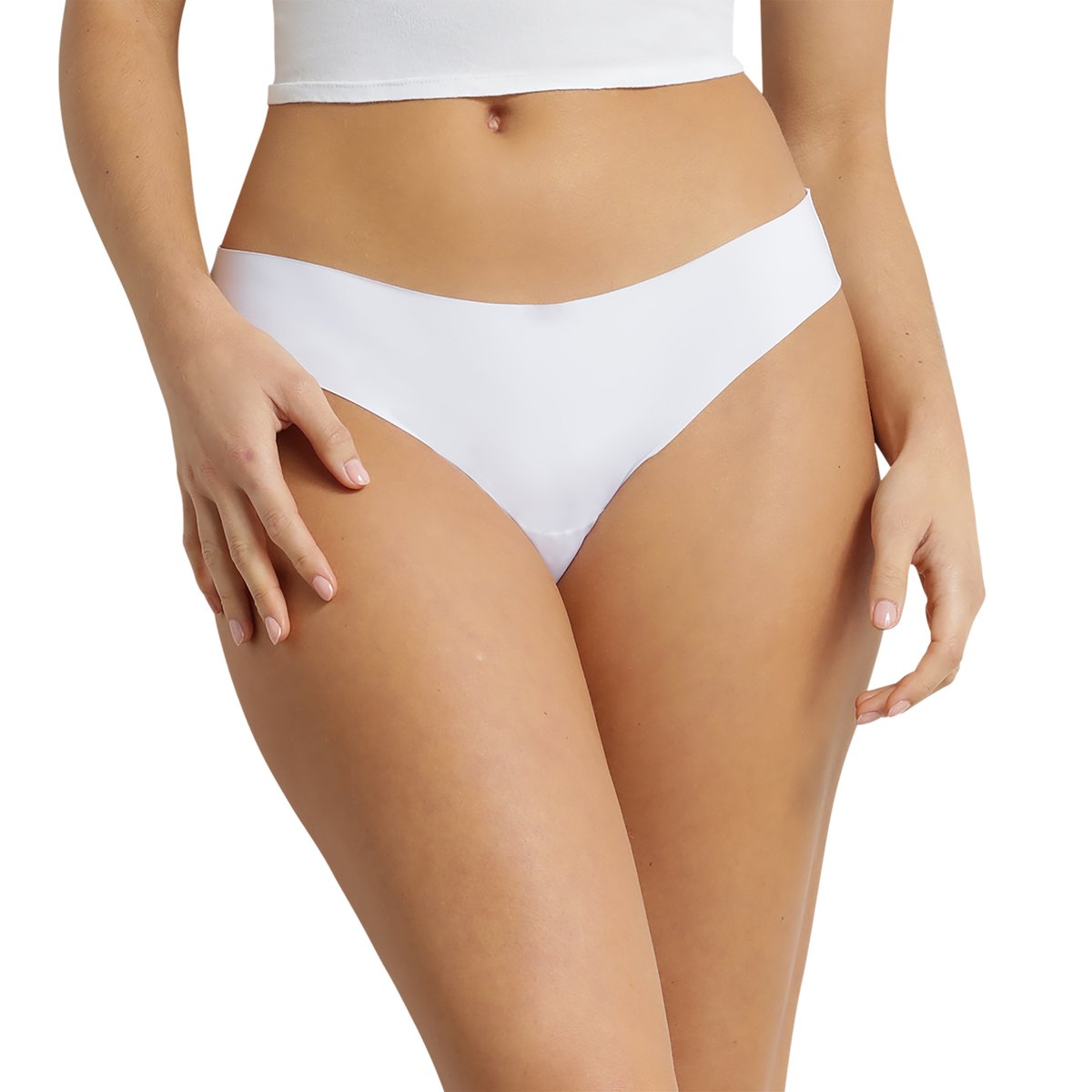 Slip Micro Invisible blanc, DIM