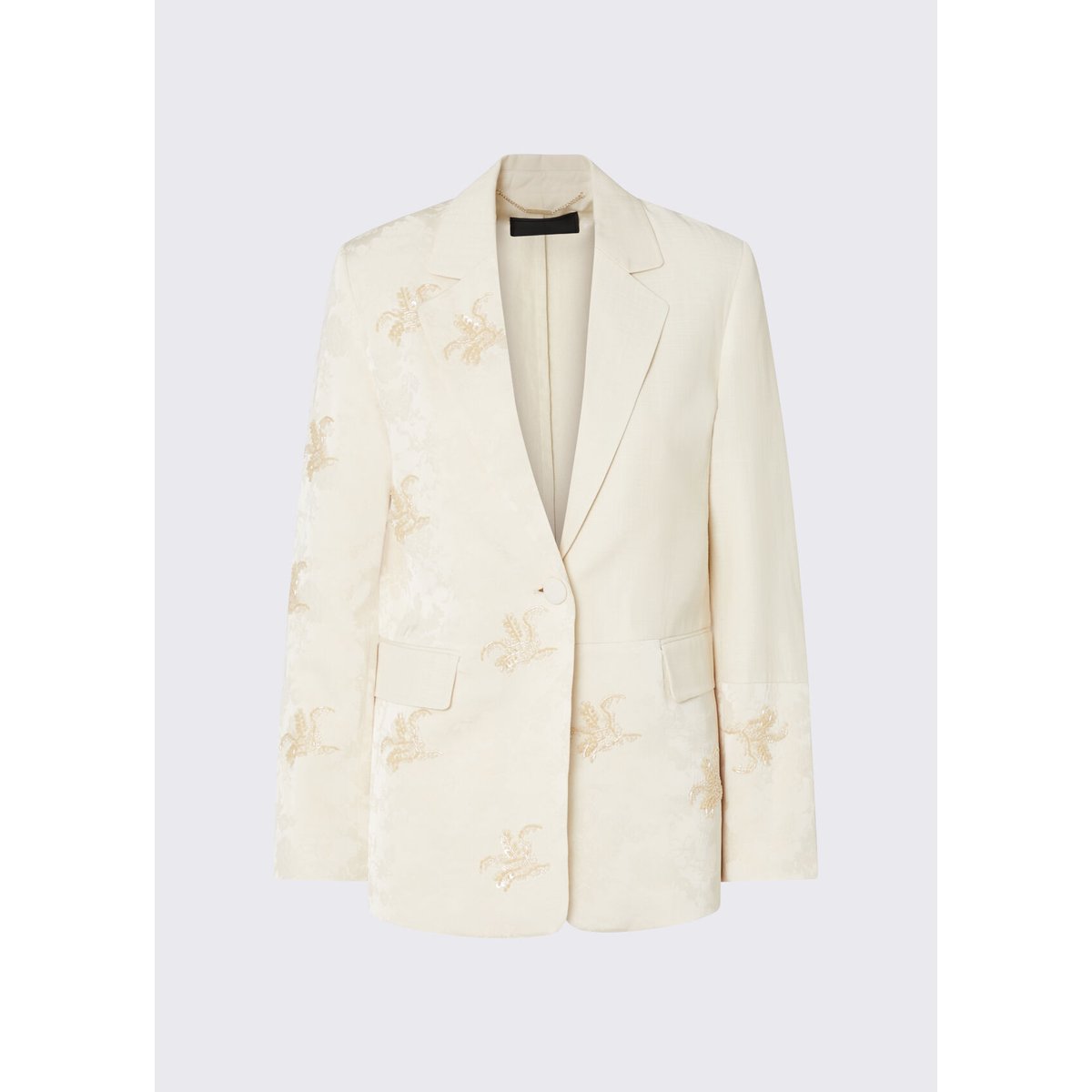 Veste avec broderie bijou crème, LIU JO