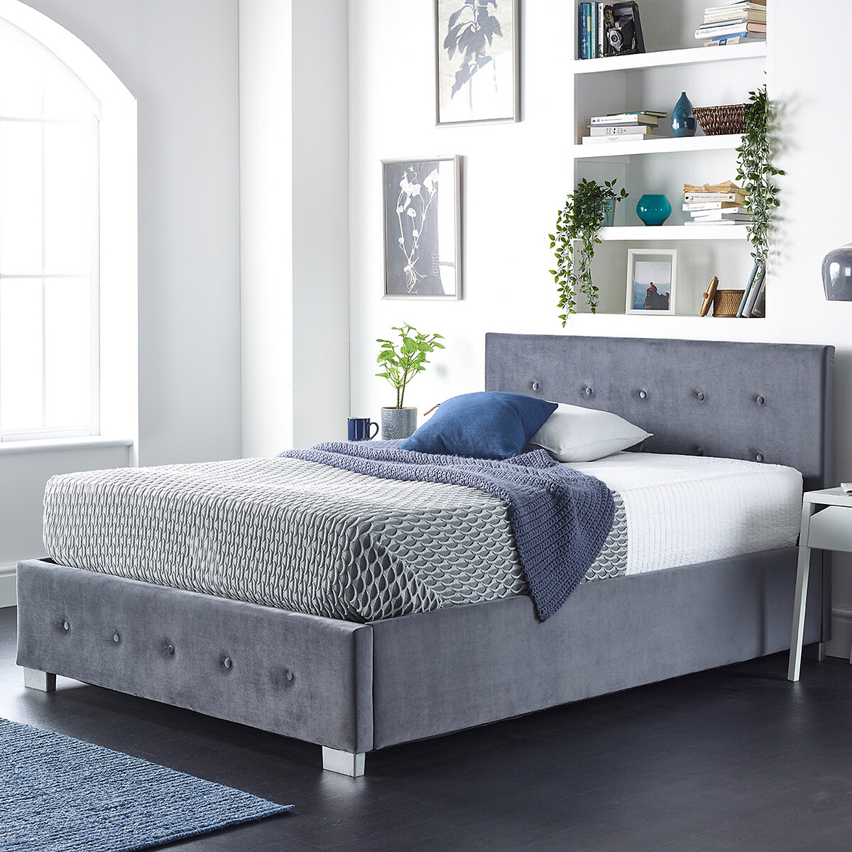 Side Opening Ottoman Storage Bed steel, ASPIRE