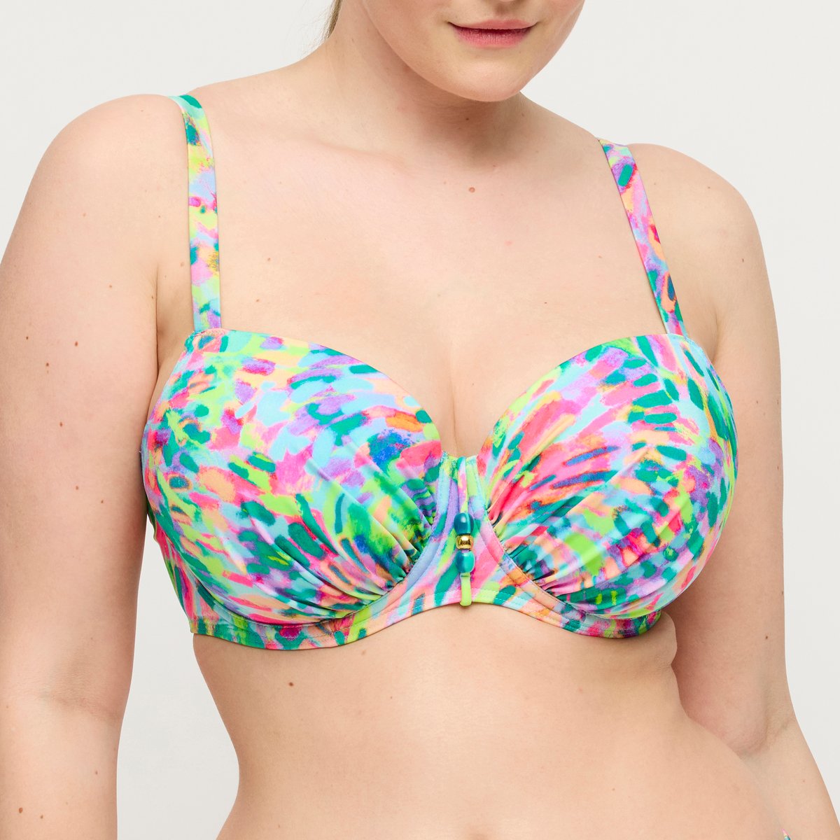 Haut de bikini balconnet rembourré DOUALA multicolor - impressionist summer, PRIMADONNA