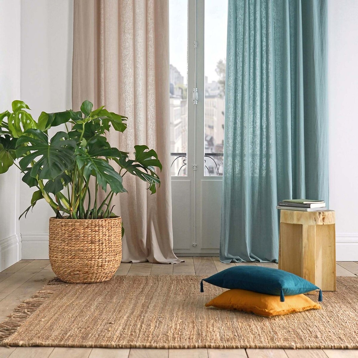 Panier tressé avec couvercle, NOMADO naturel, LA REDOUTE INTERIEURS