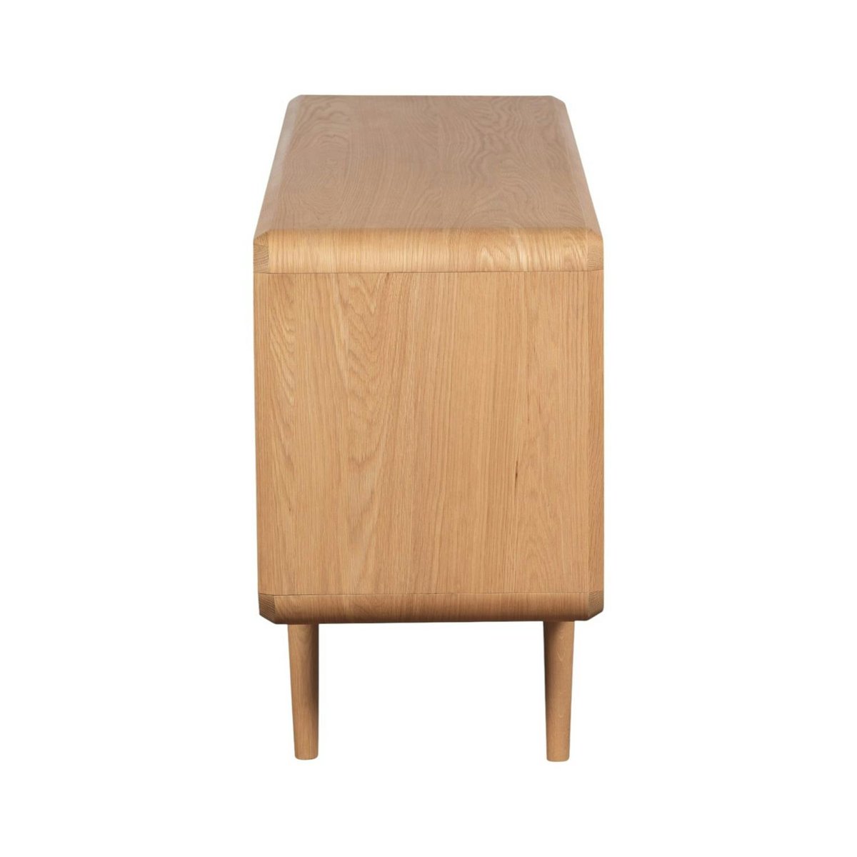 Buffet moderne en chêne clair 2 portes DERBY bois naturel, PIER IMPORT