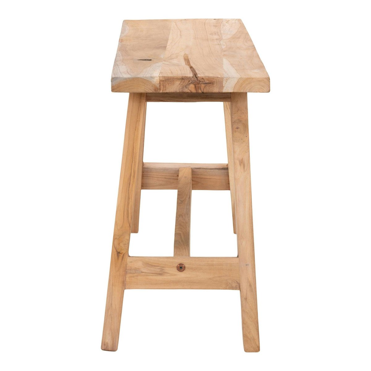 Petit banc en teck NARA bois naturel, PIER IMPORT