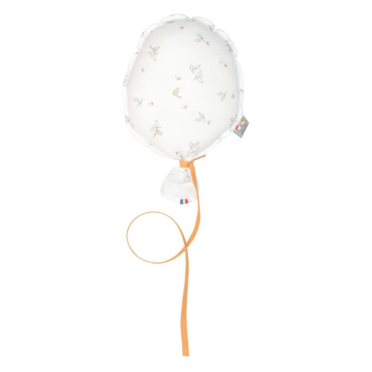 Ballon mural décoratif en Coton imprimé 28cm blanc, SEVIRA KIDS