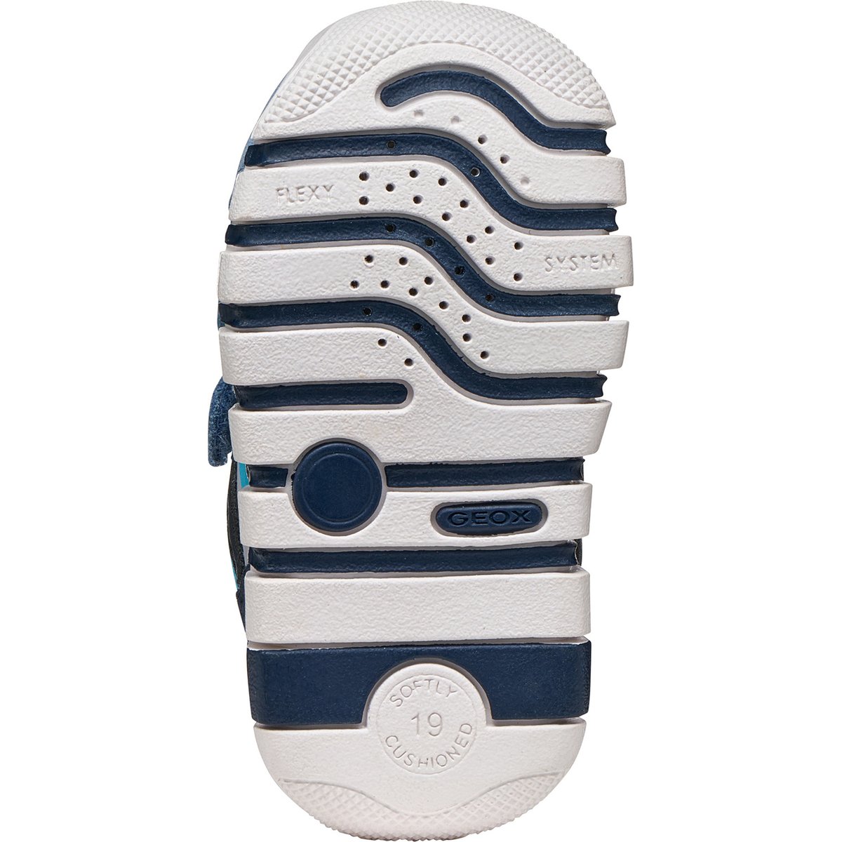 Premiers Pas B IUPIDOO bleu ciel foncé/gris clair, GEOX