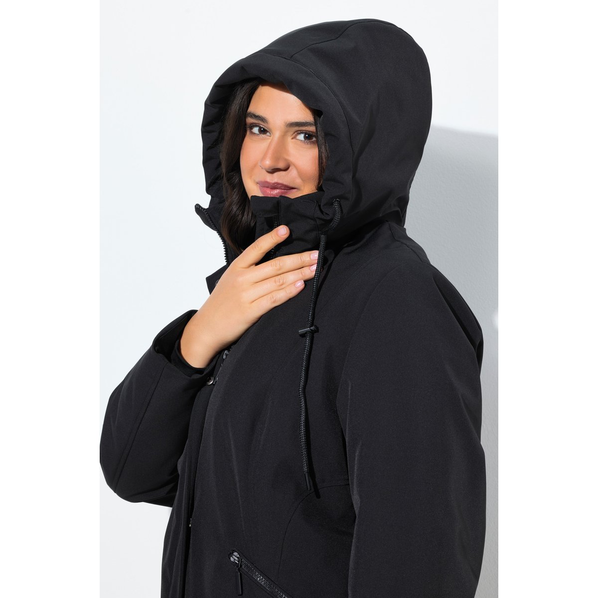Veste technique HYPRAR à capuche noir, ULLA POPKEN