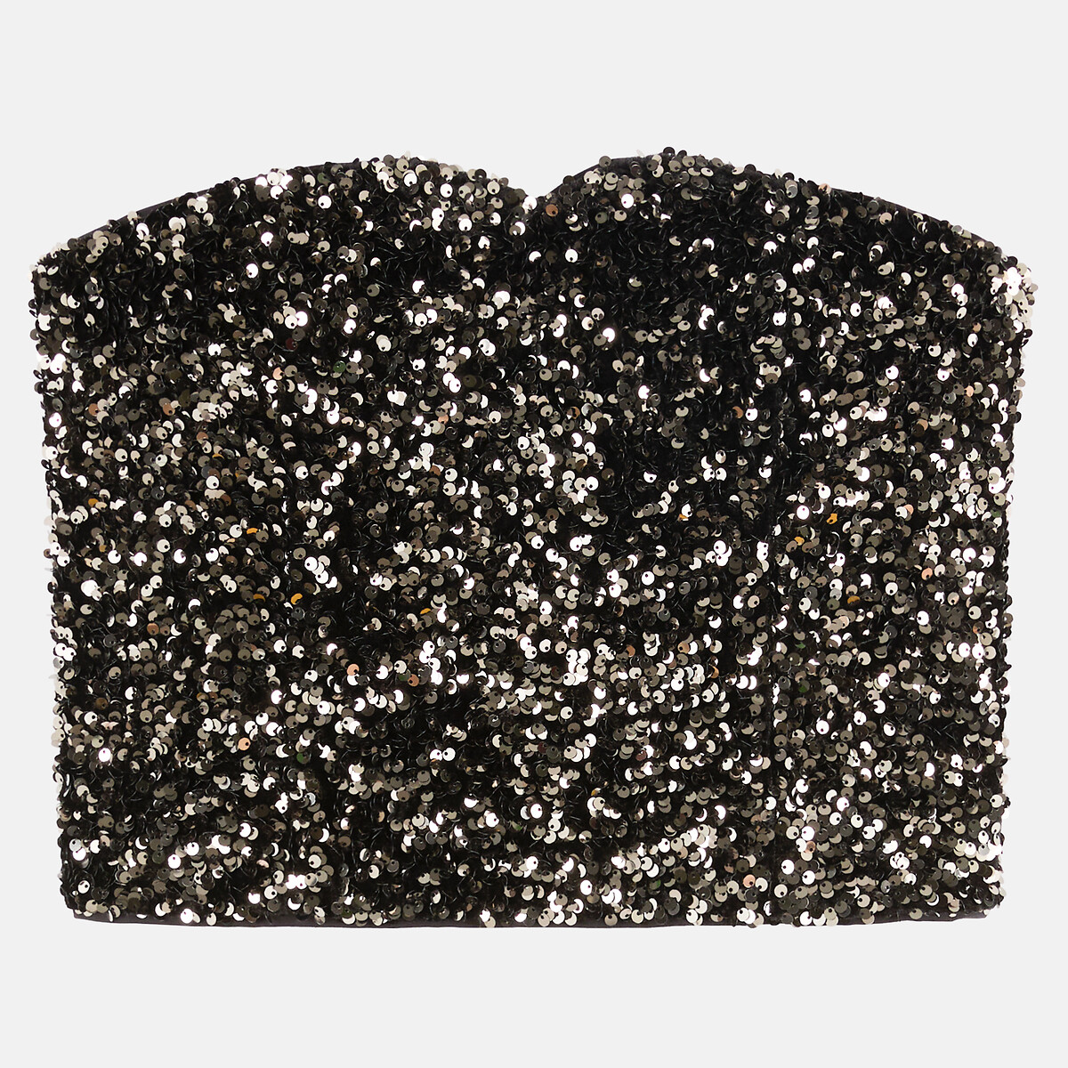 Bustier à sequins noir/mordoré, LA REDOUTE COLLECTIONS